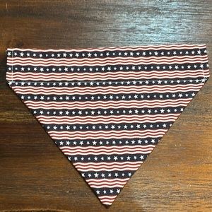 American Flag Dog Scarf